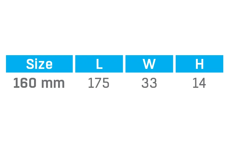 VCN-2003 — dimension chart